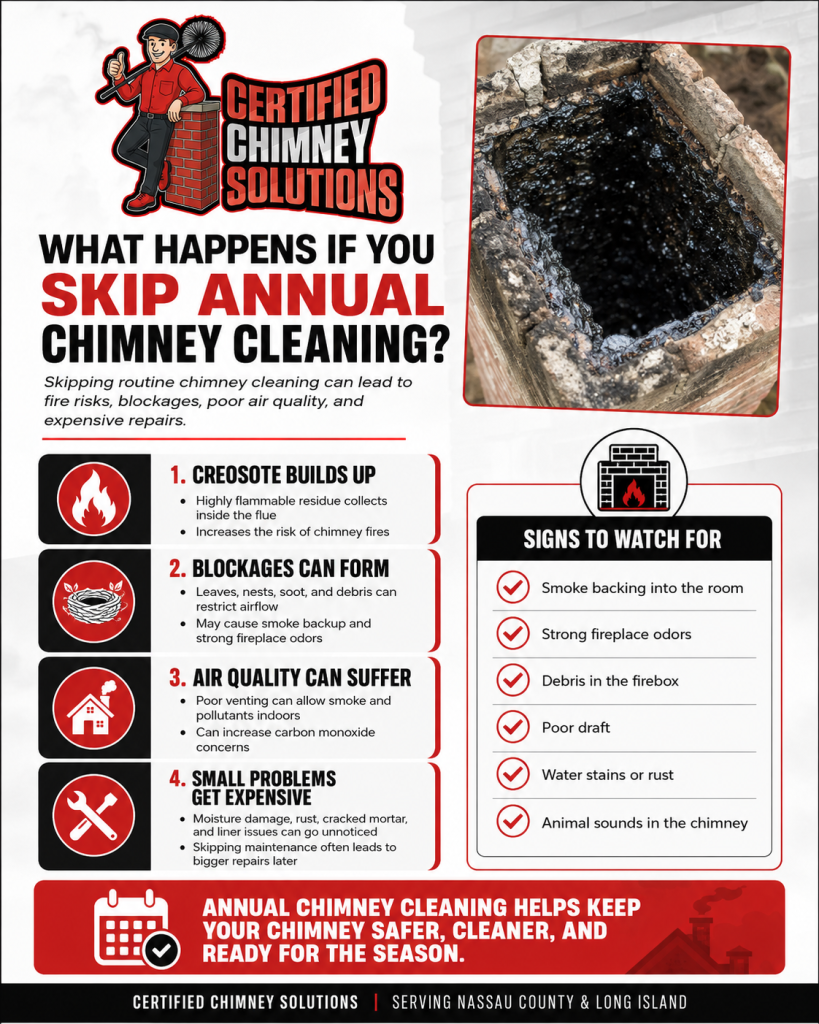 Chimney services: cleaning vs. inspection